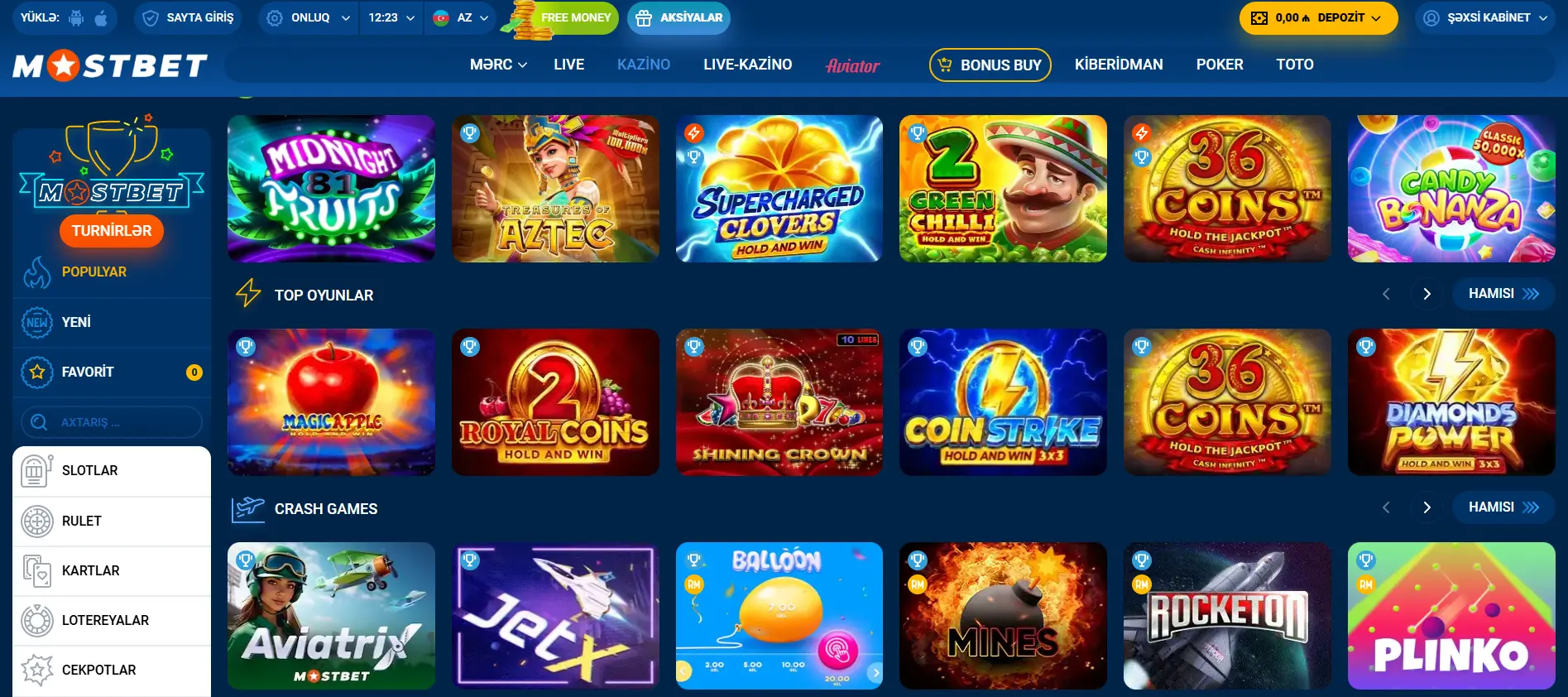Slotlar online – ən cox sevilən oyunlar  Slotlar – ən cox sevilən oyunlar